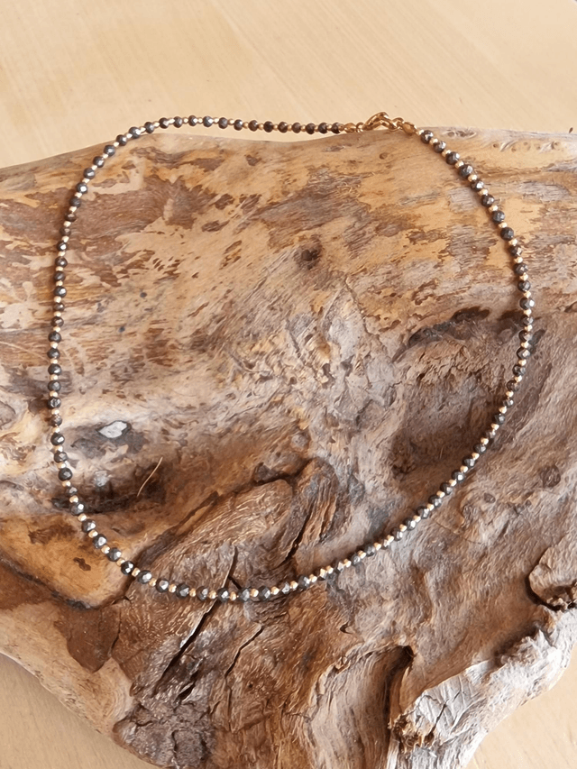 Collier Stone & Steel pyrite 
