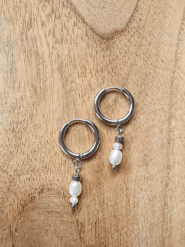 Boucles Mother of pearl mini